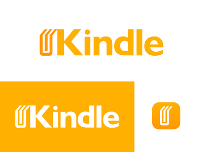 Kindle - Logo Redesign app icon brand design brand identity branding design graphic design graphic designer icon icon design kindle logo logo design logo designer vector visual identity