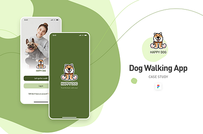 Happy Dog app design ui ux