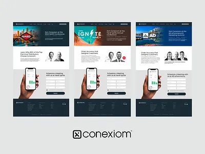 Electrical Distributors LIVE Events Landing Pages UX Designs branding campaign concept design events figma graphic design illustrator landing page ui ux vector