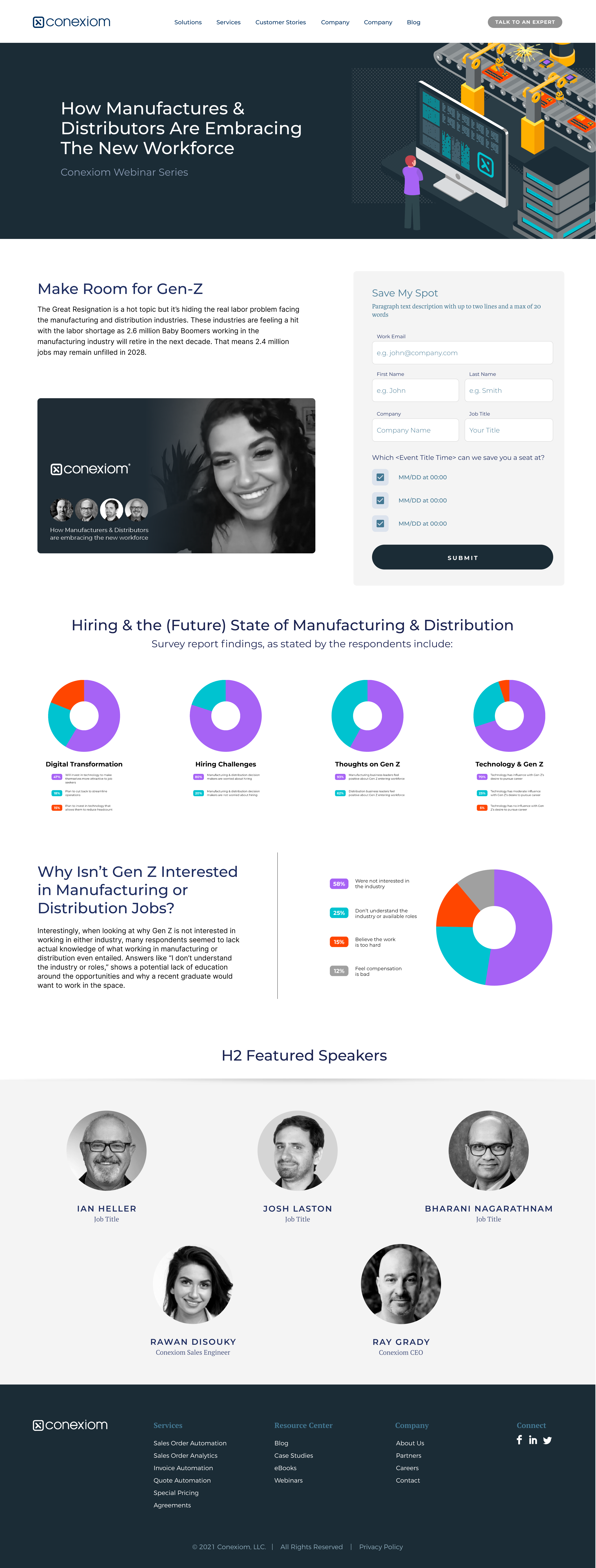 NextGen Webinar Landing Page UX Design branding concept design figma graphic design landing page layout presentation ui ux webinar