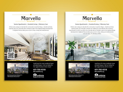 Marvella Playbill Print Advetising branding design