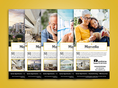 Marvella Newspaper Advertising branding design