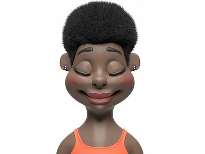 smile 3d design illustration