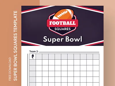 Super Bowl Pool Squares Free Google Docs Template bowl doc docs document football google ms nfl playoff print printing squares super superbowl template templates word
