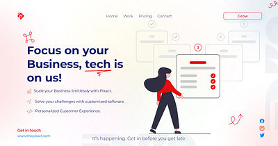 Landing Page Design 3d ad copy animation app app design branding design designing graphic design homepage illustration landing page logo motion graphics startup ui user experience ux vector web design