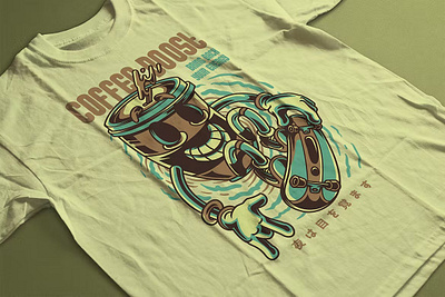 Coffee Boost T-Shirt Design Template apparel clothing graphics for t shirt designs t shirt t shirt design template t shirt designs t shirts t shirts with designs tshirt tshirt with design tshirts