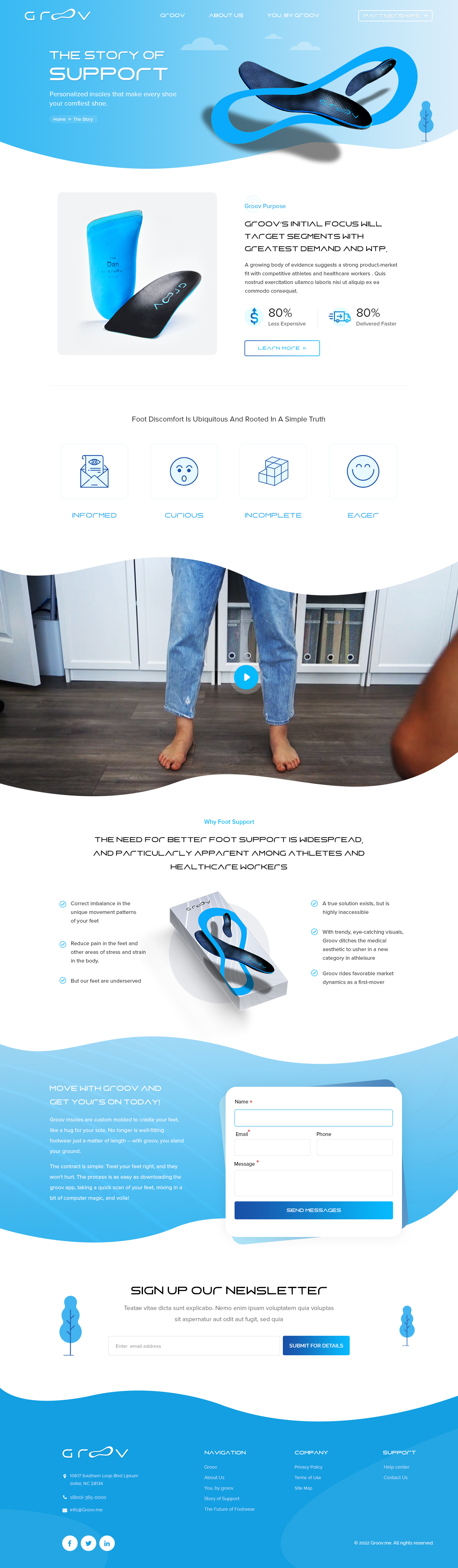 Groov graphic design ui website design