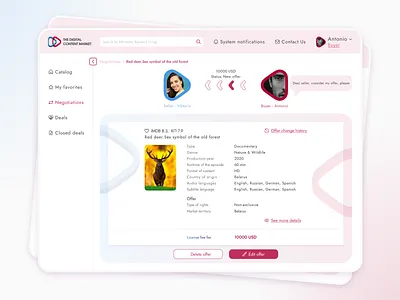 Digital content platform design buy buyer content copyright digital distribution films movies ownership payments platform sell seller series show streaming ui ux web wedsitedesign