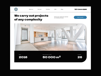 Floors constractors in Florida web site design site typography ui ux