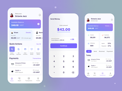 International Money Transfer Mobile App Ui Design app ui bank app bank transfer app clean ui full app ui international banking app mobile banking app mobile ui design money app money transfer app product design transfer app ui ui design ui ux