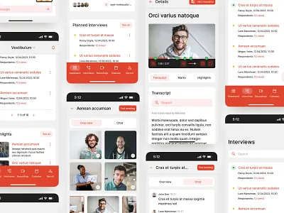 Market Research Mobile App app call concept dashboard market meeting research sessions ui ux