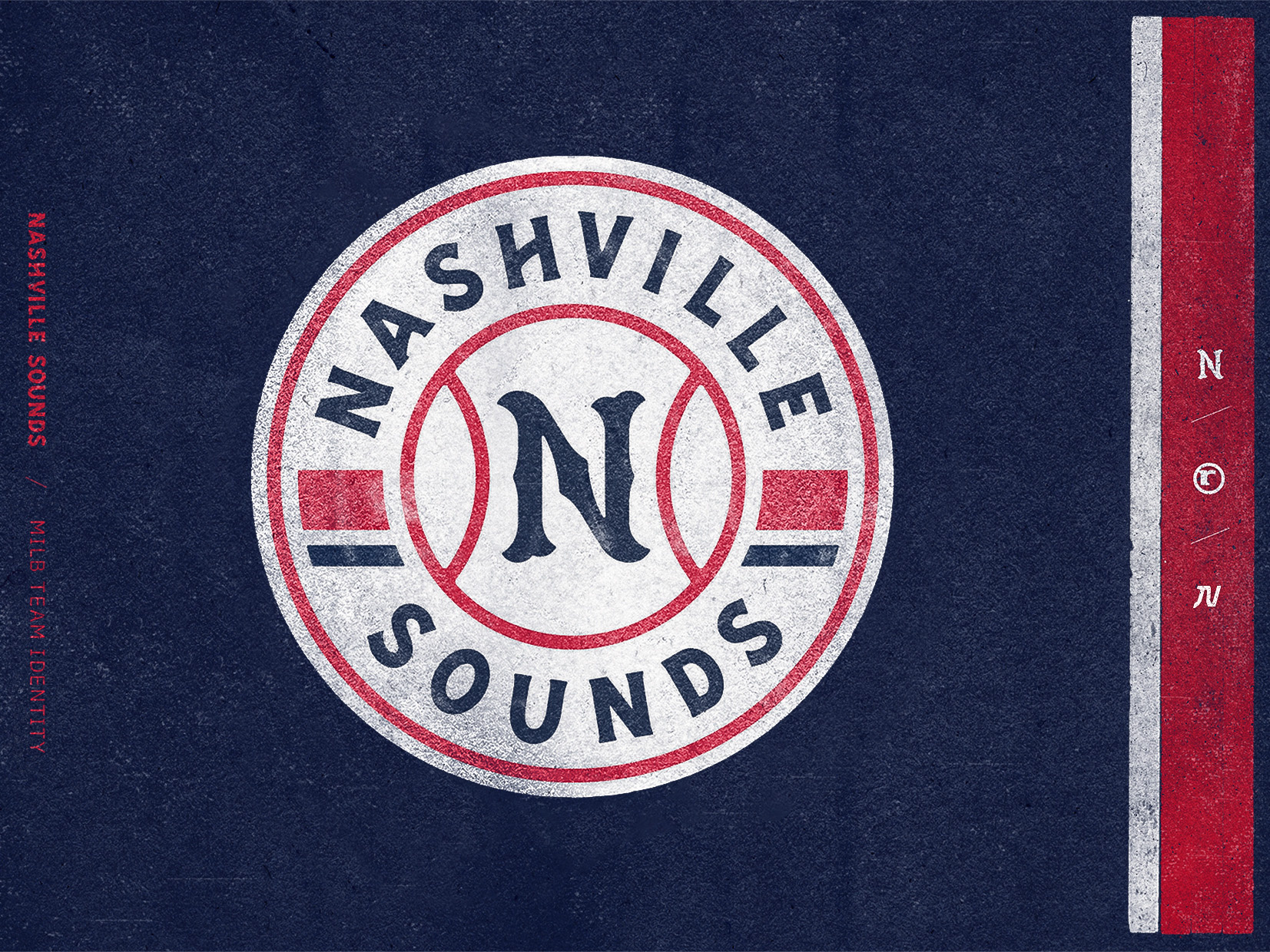 Nashville Sounds | MiLB Brand Identity athletics baseball baseball branding baseball logo brand identity branding identity lettering lettermark logo milb mlb roundel sports branding sports design sports logo team branding typography