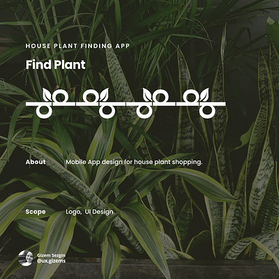 Plant Shopping App app branding design graphic design logo typography ui ux vector
