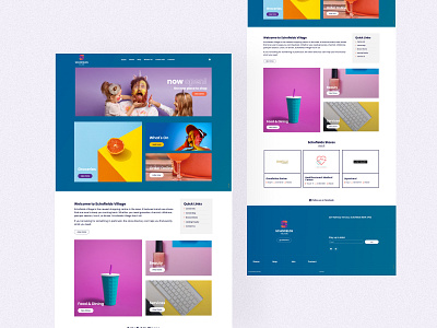 Schofields Village design graphic design ui ux website