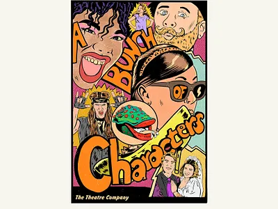 Vintage T-shirt Design for The Theatre Company apparel clasic clothing graphic design hipster retro theatre tshirt design vintage vintage illustration