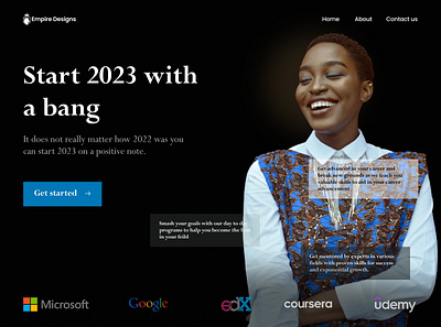 Empire designs app branding design graphic design typography ui ux