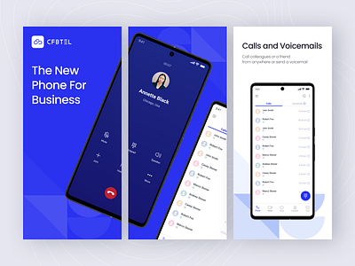 App store presentation [softphone] app branding clean ui dark app dark mode design graphic design illustration minimal simple design ui user interface ux web website