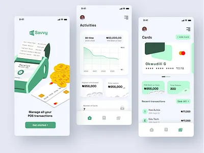 SAVVY POS APP branding design illustration product design ui user experience user interface ux