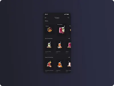 Food/Drink Menu - #Dailyui 043 043 43 app appdesign branding challenge dailyui dailyuichallenge design food foodmenu graphic design menu mobile order photoshop product ui web webdesign