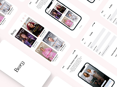 Beam Magazine App branding design graphic design illustration logo ui ux website