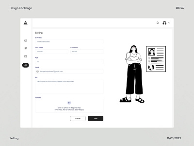 Design Challenge Day 7 : Settings Design