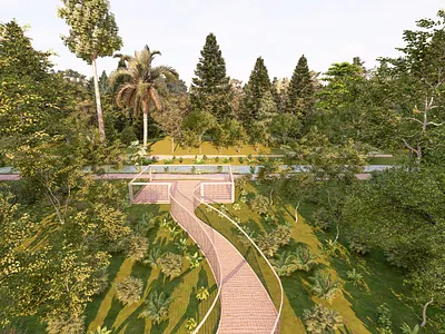 landscape design 3d animation architecture design exteriordesign highrisebuilding illustration interiordesign logo ui