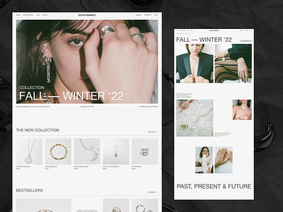 Loren Stewart | E-commerce redesign figma online store redesign ui user interface ux uxui design