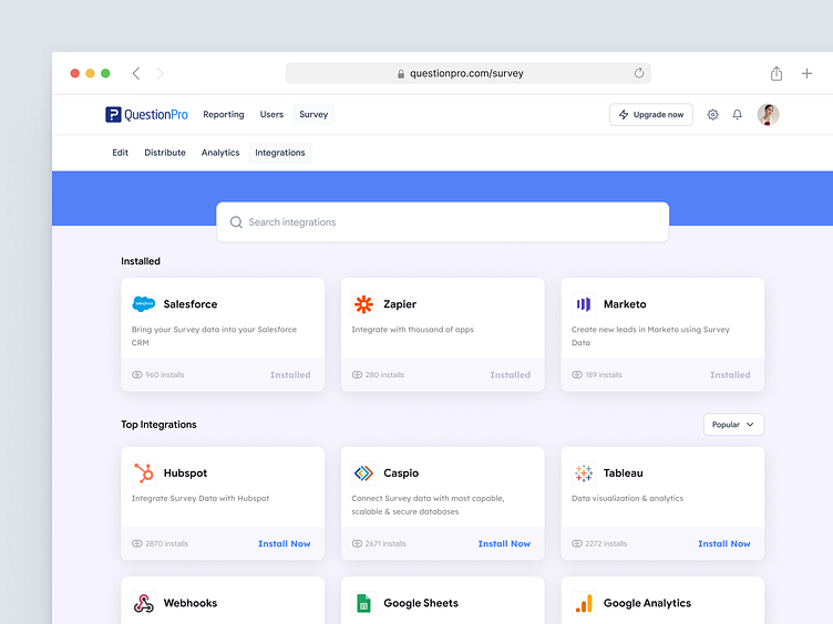 Integrations with third-party applications by Shoaib Mahmud on Dribbble