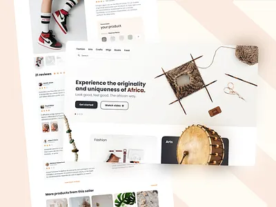 African Ecommerce - Web Design & App Design africa ecommerce landing landingpage mobiledesign onlineshop reviews uidesign userexperience userinterface ux uxdesign webdesign website