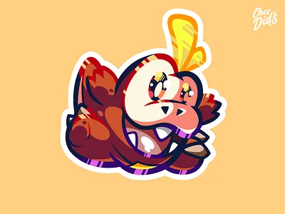 Fuecoco Pokemon Illustration chochodile design didier esport fuecoco gaming identity illustration laureaux logo logos mascot pokemon scarlet violet