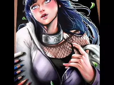 HINATA PENCIL ART animation branding graphic design