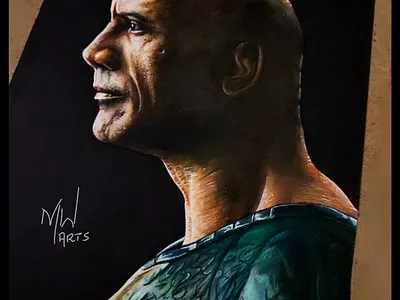 BLACK ADAM (DWANYE JOHNSON) animation branding graphic design ui