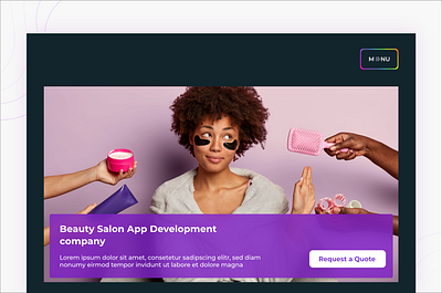 Website UI salon website salon website design ui uiux website ui