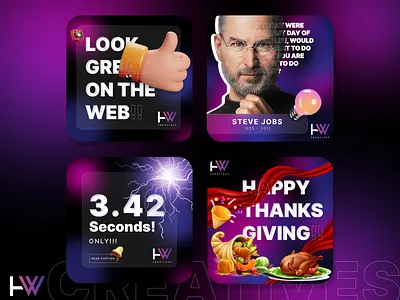 Social Media Post Designs comment community connect content design engage follow graphic design hashtag illustration influencer interact like popular promote share target trending ui viral