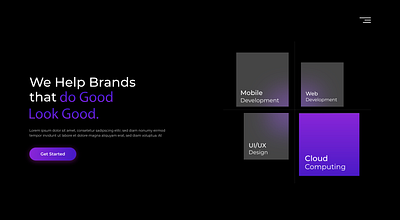 website layout animation banking app calm app illustrator logo meditation app salon app ui uiux