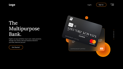 Banking web app animation banking app calm app card design illustrator logo meditation app salon app ui
