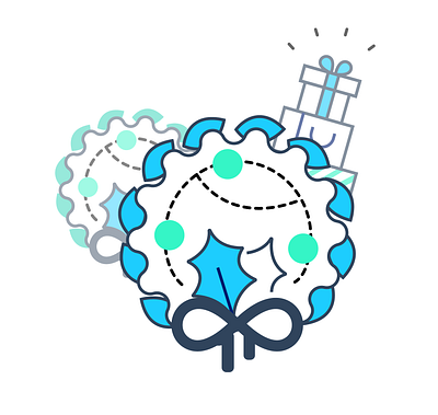 Happy Christmas icons design graphic design icon icons illustration vector