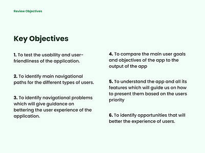 The Key Objectives design graphic design ux