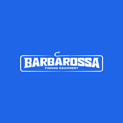 logo for Barbarossa - Fishing Equipment Store brand identity branding fishing graphic design logo store