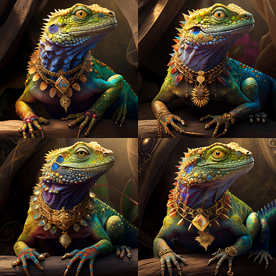 LizzardFamily art design family graphic design illustration lizzard motion graphics royal royalfamily vector