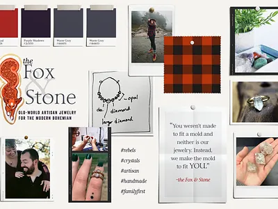 Mood Vision Board Artistic Logo Design artistic logo logo mood board vision board