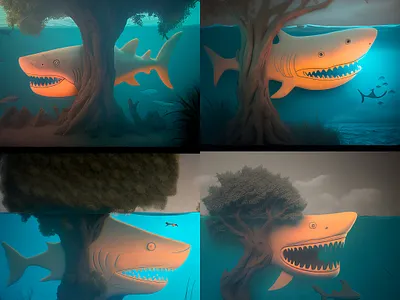 SharksBothSides design graphic design illustration motion graphics shark vector