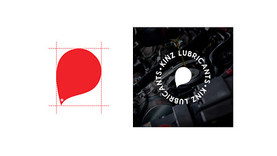 Kinz Lubricants branding graphic design illustration logo
