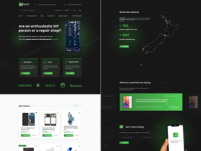 Redesign E-commerce Parts Supplier design ecommerce figma graphic design parts supplier tech technology ui webdesigner website