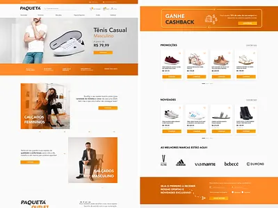 Redesign E-commerce Paquetá accessories design figma graphic design shoes ui webdesigner website