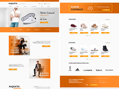 Redesign E-commerce Paquetá accessories design figma graphic design shoes ui webdesigner website
