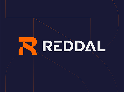 Reddal Full Logo 3d abdullah designs branding contemporary design gamer gaming graphic design illustration instagram logo logo design logo icon logo mark logodesign logotype online gaming pc gaming r letter ui