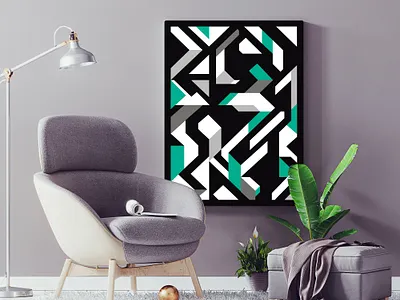 Bauhaus poster (No. 1) abstract poster bauhaus poster geometric poster illustration minimalist poster poster poster design vector