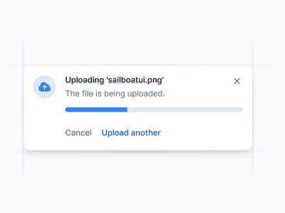 Tailwind CSS Notification - Sailboat UI component design loading page notification ui website