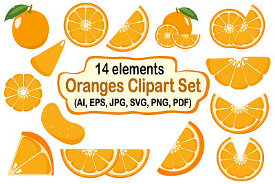Orange illustrations set orange orange clipart orange eps orange illustration orange vector orange vectors oranges clipart